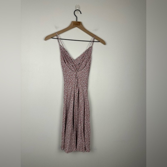 Abercrombie & Fitch Floral Cowl Neck Criss Cross Strappy Dress Women’s XS - Picture 4 of 6